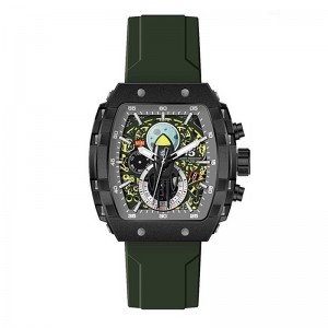 T5 H3941G Black Green Rubber MCRIPBAGNGN